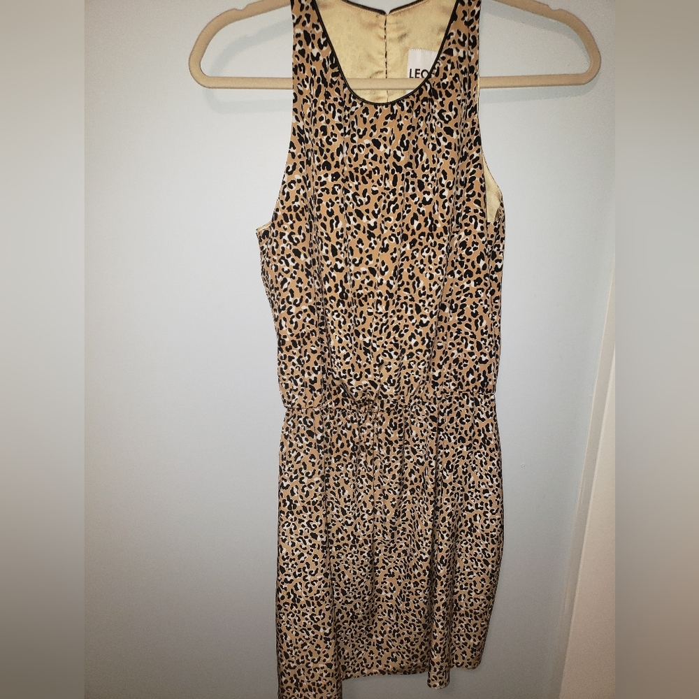 LEONA dress sz 4 100% silk